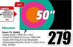 Hisense - Smart TV 50A6Q
