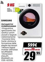 Samsung - Asciugatrice DV90DGS2A0AH