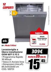 Miele - Lavastoviglie A Libera Installazione Odw 6071 E Fs S