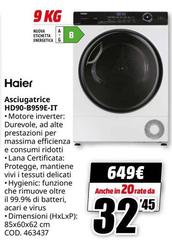 Haier - Asciugatrice HD90-B959-IT