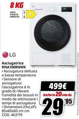 LG - Asciugatrice RNA1008NWK