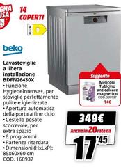 Beko - Lavastoviglie A Libera Installazione BDFN26430X