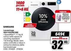 Samsung - Lavasciuga WD11DGSB15BE