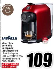 Lavazza - Macchina Per Caffè In Capsule Icola Red Fire