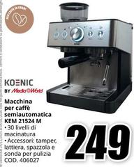 Koenic - Macchina Per Caffè Semiautomatica 21524 M