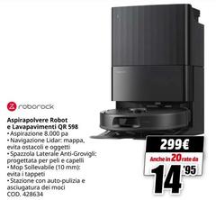 Evita - Aspirapolvere Robot E Lavapavimenti QR 598