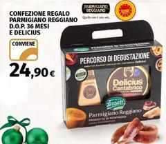 Reggiano - Confezione Regalo Parmigiano  D.O.P. 36 Mesi E Delicius