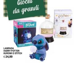 Lampada Harry Potter Kuromi O Stitch