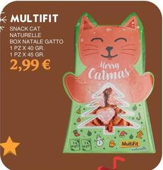 Multifit - Snack Cat Naturelle Box Natale Gatto