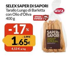 Selex - Saper Di Sapori Tarallo Lungo Di Barletta Con Olio D'Oliva
