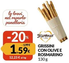 Sfornamore - Grissini Con Olive E Rosmarino