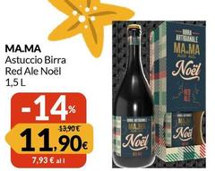 Ma.ma - Astuccio Birra Red Ale Noel