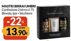 Mastri Birrai Umbri - Confezione 2 Birre Bionda, IPA + Bicchiere