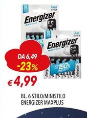 Energizer - Bl. 6 Stilo/Ministilo Maxplus