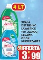 Scala - Detersivo Lavatrice 100 Lavaggi Elimina Odori Igienizzante