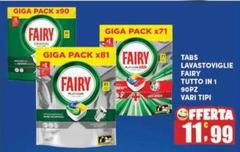Fairy - Tabs Lavastoviglie Tutto In 1