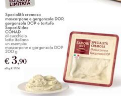 Sapori&Idee Specialità Cremosa Mascarpone E Gorgonzola DOP, Gorgonzola E Tartufo