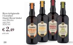 Mastri birrai umbri - Birra Artigianale I Cavalieri