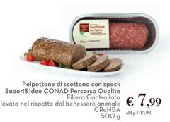 Conad - Polpettone Di Scottona Con Speck Sapori&Idee Percorso Qualità
