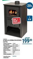 Stufa A Legna In Acciao Catia