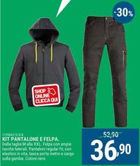 Kit Pantalone E Felpa