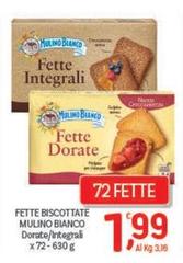 Mulino Bianco - Fette Biscottate Dorate