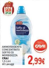 Crai - Ammorbidente Concentrato Soffio Di Morbidezza
