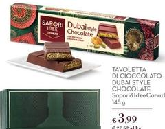Cucina e Sapori - Tavoletta Di Cioccolato Dubai Style Chocolate