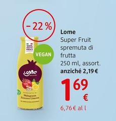 Lome - Super Fruit Spremuta Di Frutta 250 Ml, Assort.