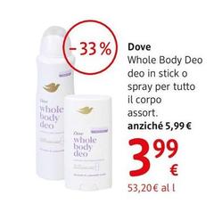 Dove - Whole Body Deo Deodorante Per Protezione Giornaliera Assort.