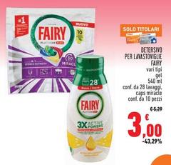 Fairy - Detersivo Per Lavastoviglie
