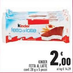 Kinder - Fetta Al Latte