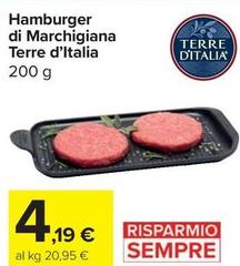 Terre d'Italia - Hamburger Di Marchigiana
