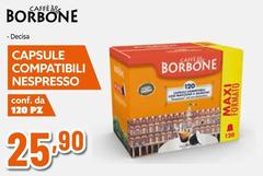 Caffe Borbone - Decisa Capsule Compatibili Nespresso Conf. Da 120 Pz