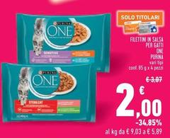 Purina - Filettini In Salsa Per Gatti One