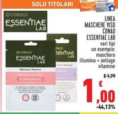 Conad - Linea Maschere Viso Essentiae Lab
