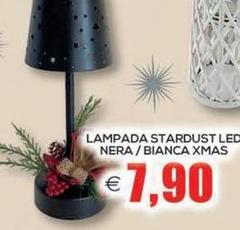 Lampada Stardust Led Nera/bianca Xmas