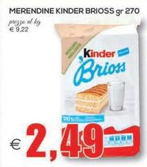 Ferrero - Merendine Kinder Brioss