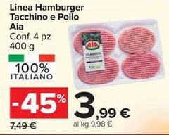 Aia - Linea Hamburger Tacchino E Pollo