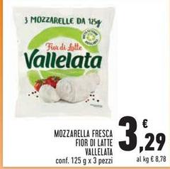 Vallelata - Mozzarella Fresca Fior Di Latte