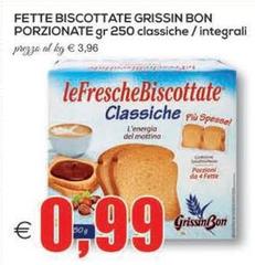 Energia - Fette Biscottate Grissin Bon Porzionate