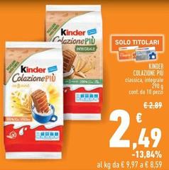 Ferrero - Kinder Colazione Più