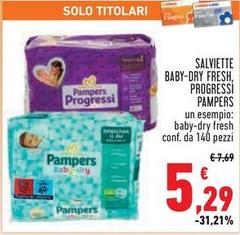 Pampers - Salviette Baby-Dry Fresh, Progressi