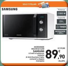 Samsung - Microonde MG23K6114W