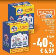 Chanteclair - Detersivo Liquido Per Lavatrice