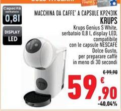 Nescafé - Krups Macchina Da Caffe' A Capsule