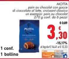 Motta - Pain Au Chocolat Con Gocce Di Cioccolato Al Latte