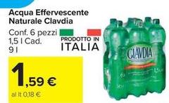 Clavdia - Acqua Effervescente Naturale