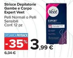 Veet - Strisce Depilatorie Gambe E Corpo Expert