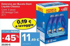 Dash - Detersivo Per Bucato  Liquido Classico